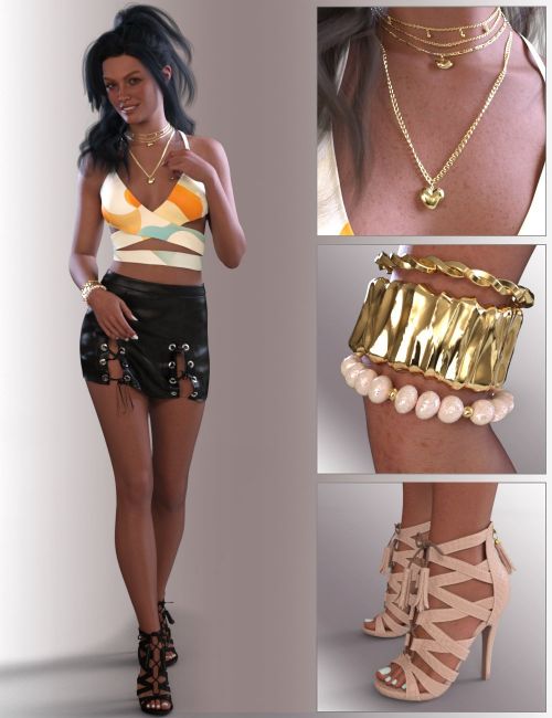 Click here to see preview images for "dForce Olissia Outfit for Genesis 9 Feminine" dForce Olissia Outfit for Genesis 9 Feminine