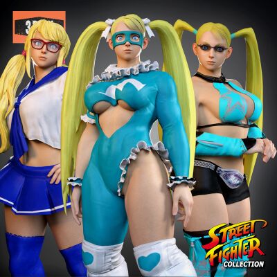 SF Rainbow Mika Pack 1 For G8F | 3d Models for Daz Studio and Poser