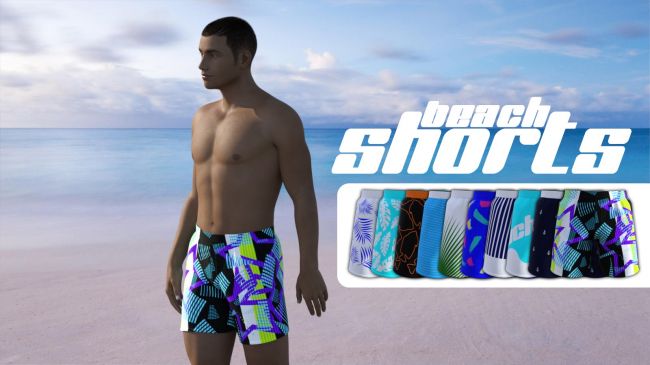 Click here to see preview images for "Beach Shorts for G8M Basic Wear" Beach Shorts for G8M Basic Wear