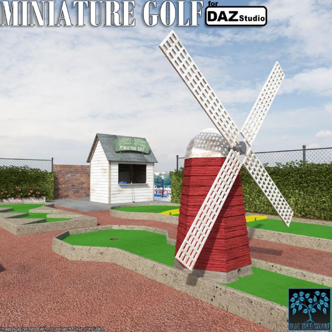 Click here to see preview images for "Miniature Golf for Daz" Miniature Golf for Daz