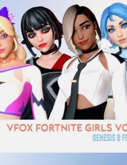 Fortnite Girls Vol 6 Bundle for Genesis 9