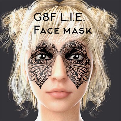 Click here to see preview images for "G8F L.I.E. Face Mask" G8F L.I.E. Face Mask
