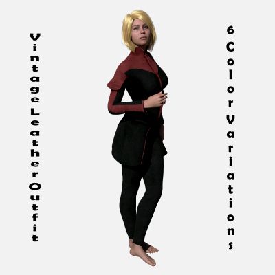 Click here to see preview images for "Vintage Leather Outfit for Genesis 9 Male - Female" Vintage Leather Outfit for Genesis 9 Male - Female