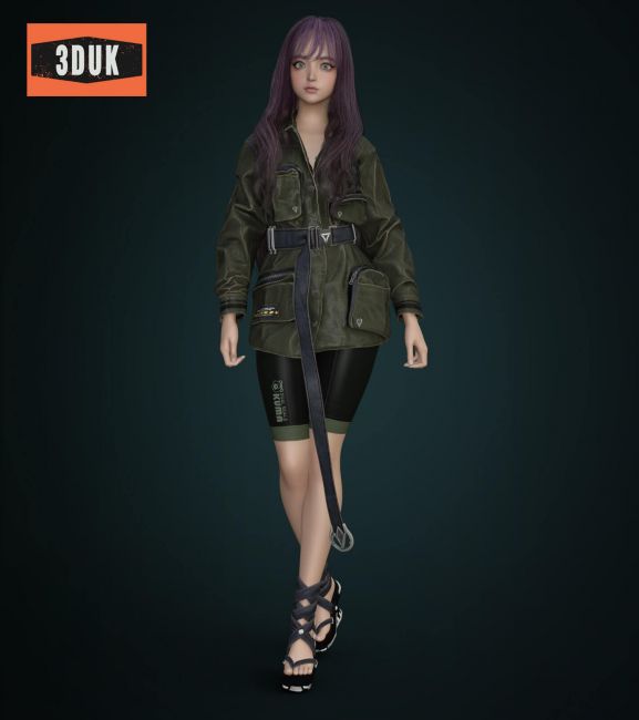 SB Kaya For G8F | 3d Models for Daz Studio and Poser