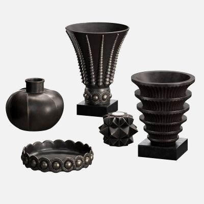 Click here to see preview images for "Artdeco Bronze Vases Props" Artdeco Bronze Vases Props