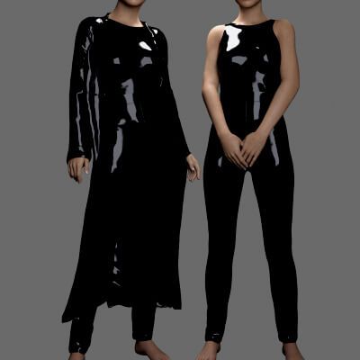 Click here to see preview images for "MS Trinity - Matrix Outfit (G8F and G9)" MS Trinity - Matrix Outfit (G8F and G9)