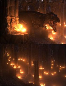 The Temple Below by Candlelight Add-on