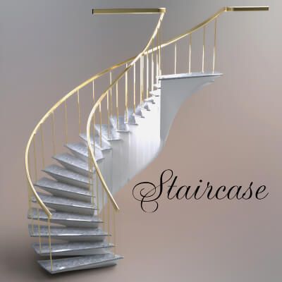 Click here to see preview images for "A3S H-Staircase" A3S H-Staircase