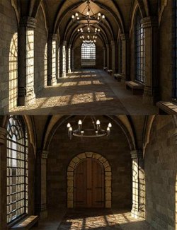 Donjon Stone Hallway