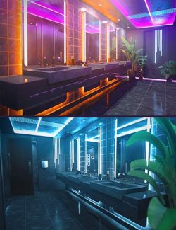 Polish Tropical Club Bathroom