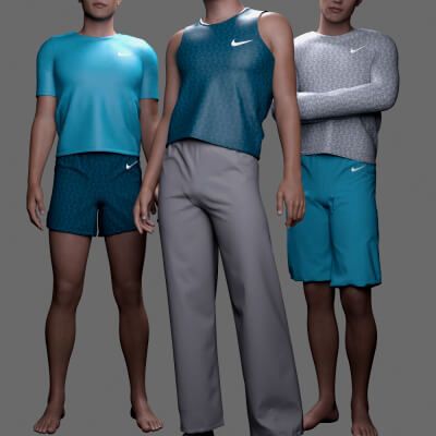 Click here to see preview images for "MS Male Sport Outfit 6 Piece Set (G8M and G9)" MS Male Sport Outfit 6 Piece Set (G8M and G9)