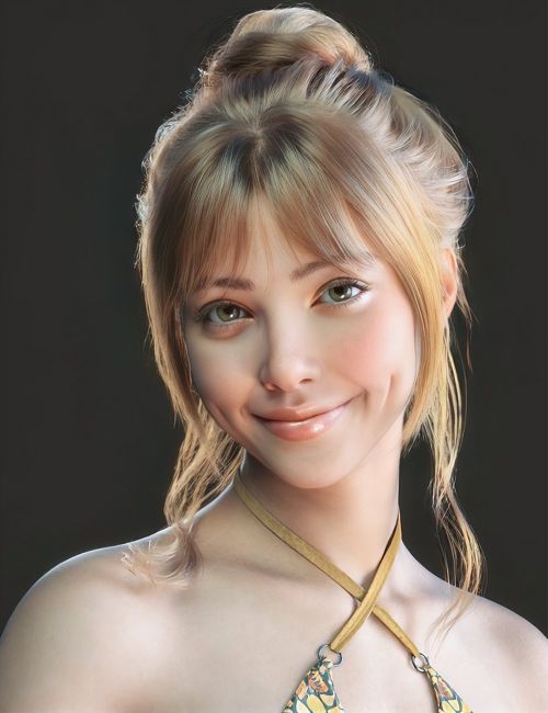 Click here to see preview images for "dForce Strand-Based FE Layered Updo Hair for Genesis 9,8 and 8.1" dForce Strand-Based FE Layered Updo Hair for Genesis 9,8 and 8.1