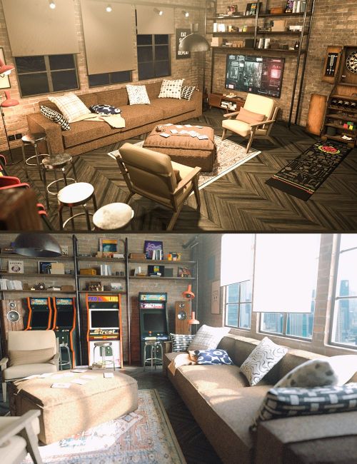 Click here to see preview images for "Polish Arcade Room" Polish Arcade Room