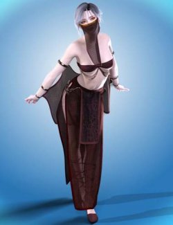 dForce Kazane Outfit for Genesis 9