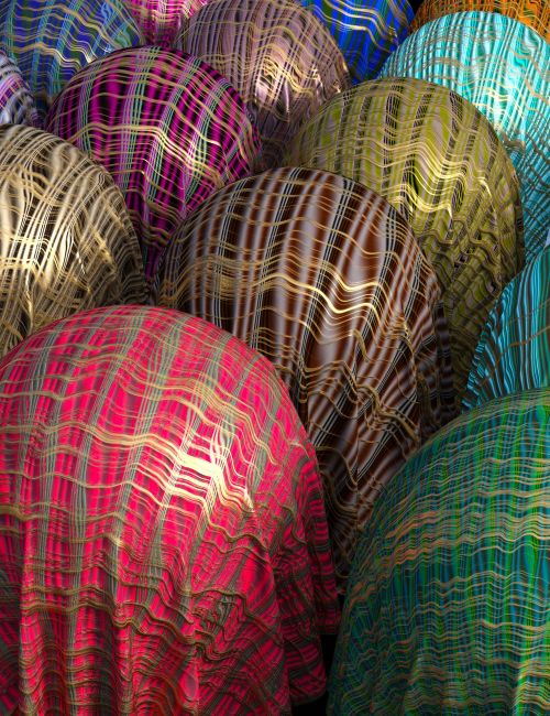 Click here to see preview images for "Golden Waves Plaid Fabric Iray Shaders" Golden Waves Plaid Fabric Iray Shaders