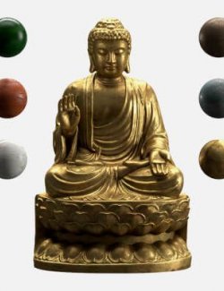 Buddha Statuette Props