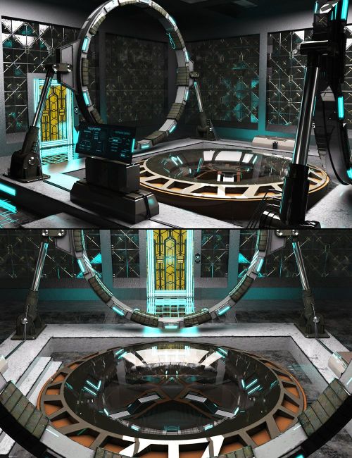 Click here to see preview images for "Sci-Fi Teleporter" Sci-Fi Teleporter