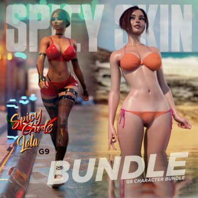 Click here to see preview images for "Spicy Skin & Spicy Girl Lola Bundle for G9" Spicy Skin & Spicy Girl Lola Bundle for G9