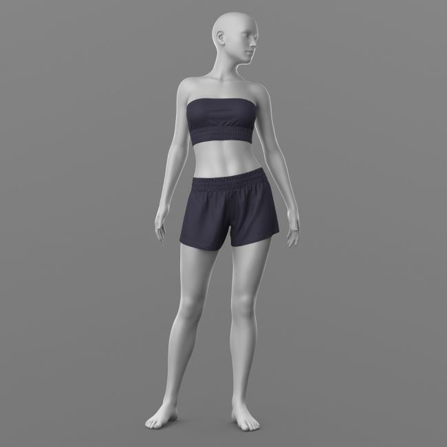 Click here to see preview images for "Shorts and Top G8 Female" Shorts and Top G8 Female