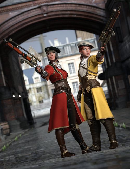 Click here to see preview images for "dForce City Enforcers Outfit Texture Add-On" dForce City Enforcers Outfit Texture Add-On