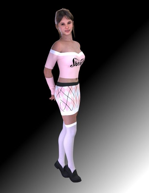 Click here to see preview images for "FG Soft Cute Outfit for Genesis 9 Feminine" FG Soft Cute Outfit for Genesis 9 Feminine