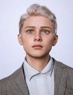 AK Dignified Hair for Genesis 9