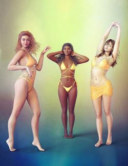 PTF Summer Fun Poses for Genesis 9 Feminine