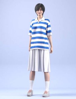 dForce HnC25 Retro Spring Outfits for Genesis 9