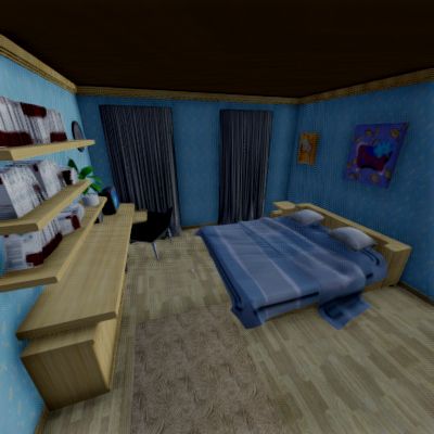 Click here to see preview images for "Bedroom Scene for DAZ Studio Free" Bedroom Scene for DAZ Studio Free