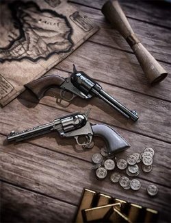 KuJ Revolver and Poses for Genesis 9