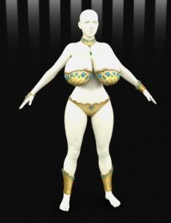 Lyko3D Sexy Egyptian Queen 81325 Outfit for G8F