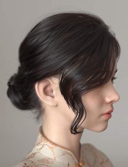 Princess Series Oriental Updo for Genesis 9, Genesis 8 and 8.1