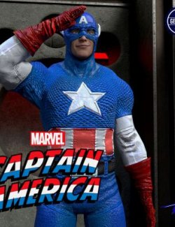 Lyko3D Classic Comic Captain America 81225 Outfit for G8M