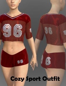 Cozy Sport Outfit for Genesis 8 Female