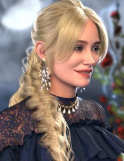 dForce Gail Hair for Genesis 9