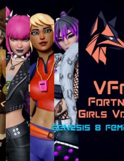Fortnite Girls Vol 8 Bundle for Genesis 8 Female