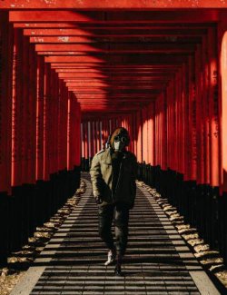 HT Japan Torii Archway Path