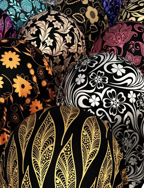 Click here to see preview images for "Black Glitz Fabric Iray Shaders - MR" Black Glitz Fabric Iray Shaders - MR