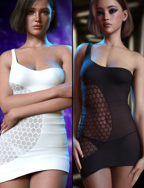 Click here to see preview images for "Fishnet Dress for Genesis 9" Fishnet Dress for Genesis 9