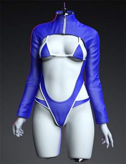 dForce GN Long Sleeve Sukumizu for Genesis 9, 8.1, and 8 Female