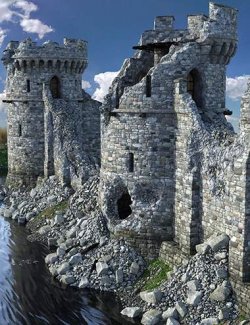 Medieval Castle Destruction Kit - Walls & Towers