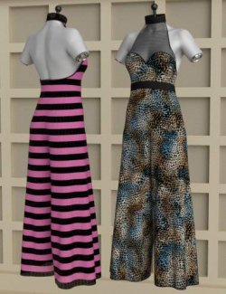 dForce Backless Jumpsuit for Genesis 9