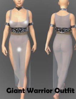 Giant Warrior Outfit for Genesis 8 Female