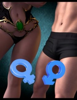 ND Intimate Piercings for Genesis 9 and Anatomies (Female and Male)