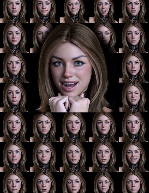 Click here to see preview images for "P3D 100 Natural Expressions Mega Pack 2 for Genesis 9" P3D 100 Natural Expressions Mega Pack 2 for Genesis 9