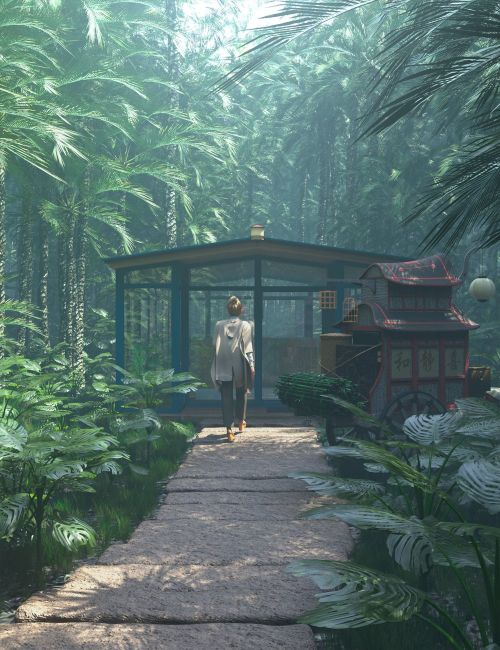 Click here to see preview images for "Palms Jungle Cabin" Palms Jungle Cabin