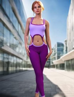 JMR dForce Irena Jumpsuit for Genesis 9 and 8 Female