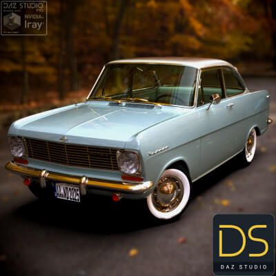 Click here to see preview images for "Opel Kadett 1963 for DAZ Studio" Opel Kadett 1963 for DAZ Studio