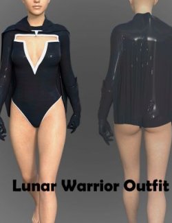 Lunar Warrior Outfit for Genesis 8 Female