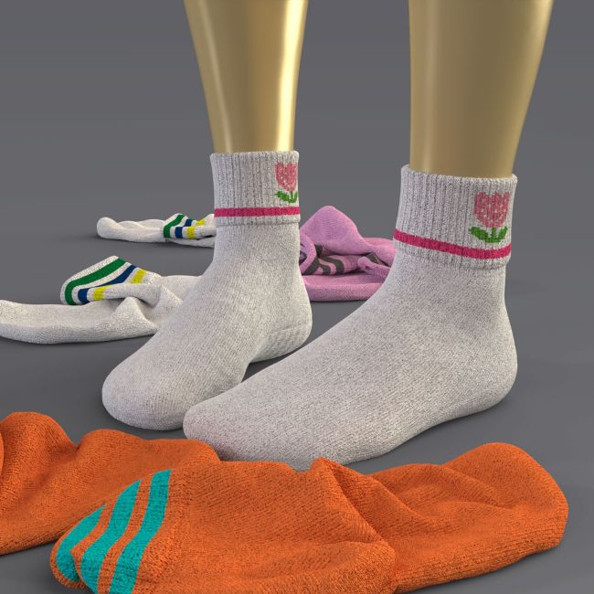 Click here to see preview images for "EliteDZ_Socks80s for G8F" EliteDZ_Socks80s for G8F